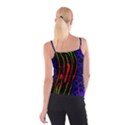 Frog Spectrum Polka Line Wave Rainbow Spaghetti Strap Top View2