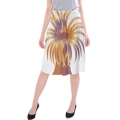 Sea Anemone Midi Beach Skirt