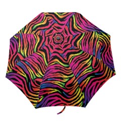 Rainbow Zebra Folding Umbrellas by Mariart