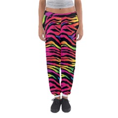 Rainbow Zebra Women s Jogger Sweatpants by Mariart