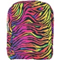 Rainbow Zebra Full Print Backpack View1