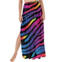 Rainbow Zebra Maxi Chiffon Tie-Up Sarong View1