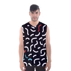 Toucan White Bluered Men s Basketball Tank Top by Mariart