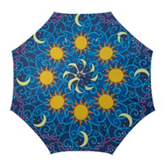 Sun Moon Star Space Vector Clipart Golf Umbrellas