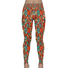 Surface Patterns Bright Flower Floral Sunflower Classic Yoga Leggings