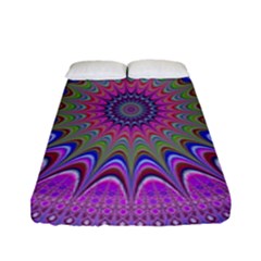 Art Mandala Design Ornament Flower Fitted Sheet (full/ Double Size) by BangZart