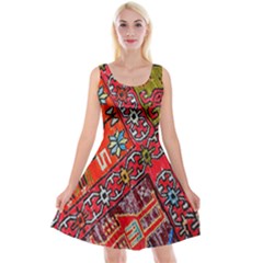 Carpet Orient Pattern Reversible Velvet Sleeveless Dress by BangZart