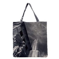 Chicago Skyline Tall Buildings Grocery Tote Bag