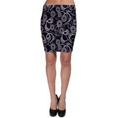 Floral Pattern Background Bodycon Skirt