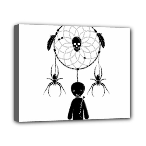 Voodoo Dream-catcher  Canvas 10  X 8  by Valentinaart