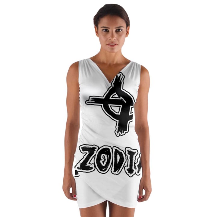 Zodiac killer  Wrap Front Bodycon Dress