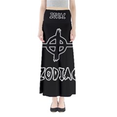 Zodiac Killer  Full Length Maxi Skirt by Valentinaart