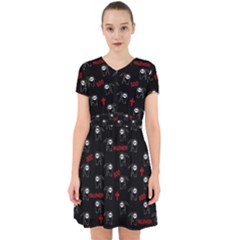 Death Pattern - Halloween Adorable In Chiffon Dress