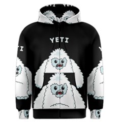 Yeti Men s Zipper Hoodie by Valentinaart