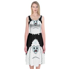 Yeti Midi Sleeveless Dress by Valentinaart