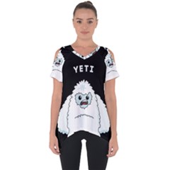 Yeti Cut Out Side Drop Tee by Valentinaart