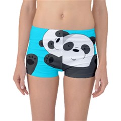 Cute Pandas Boyleg Bikini Bottoms by Valentinaart