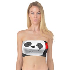 Cute Pandas Bandeau Top by Valentinaart