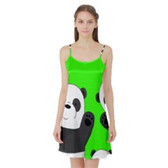 Cute Pandas Satin Night Slip