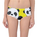 Cute pandas Mid-Waist Bikini Bottoms View1