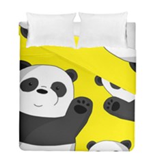 Cute Pandas Duvet Cover Double Side (full/ Double Size)