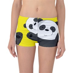 Cute Pandas Reversible Boyleg Bikini Bottoms
