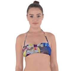 Graffiti Mural Street Art Painting Halter Bandeau Bikini Top by BangZart