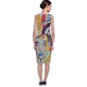 Graffiti Mural Street Art Painting Classic Sleeveless Midi Dress View2