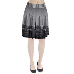 Minneapolis Minnesota Skyline Pleated Skirt