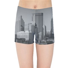 Minneapolis Minnesota Skyline Kids Sports Shorts by BangZart