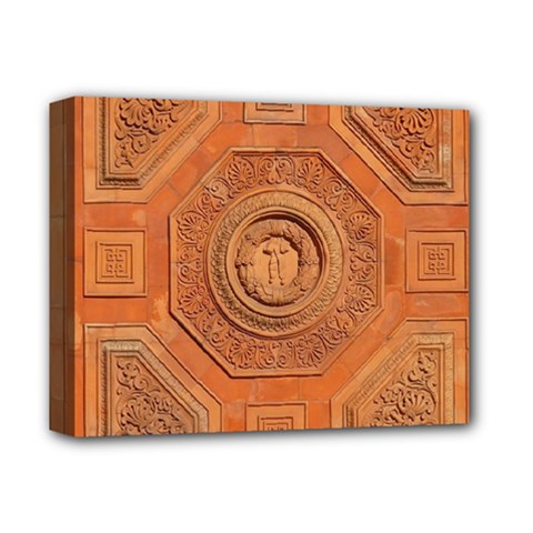 Symbolism Paneling Oriental Ornament Pattern Deluxe Canvas 14  X 11  by BangZart