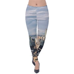 Shanghai The Window Sunny Days City Velvet Leggings