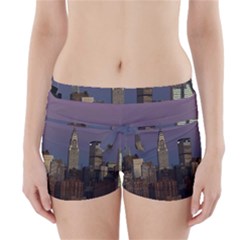 Skyline City Manhattan New York Boyleg Bikini Wrap Bottoms