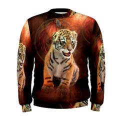 Cute Little Tiger Baby Men s Sweatshirt by FantasyWorld7