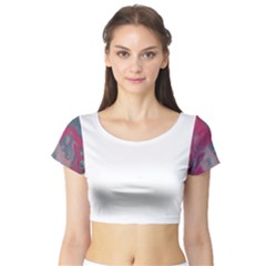             Pinky Img 2065 Short Sleeve Crop Top (tight Fit) by friedlanderWann