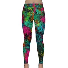 Squiggly Abstract B Classic Yoga Leggings