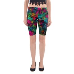 Squiggly Abstract B Yoga Cropped Leggings