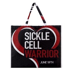 Warrior  Zipper Large Tote Bag