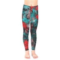 Squiggly Abstract D Kids  Legging