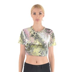 Awesome Fractal 35h Cotton Crop Top