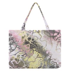 Awesome Fractal 35h Zipper Medium Tote Bag