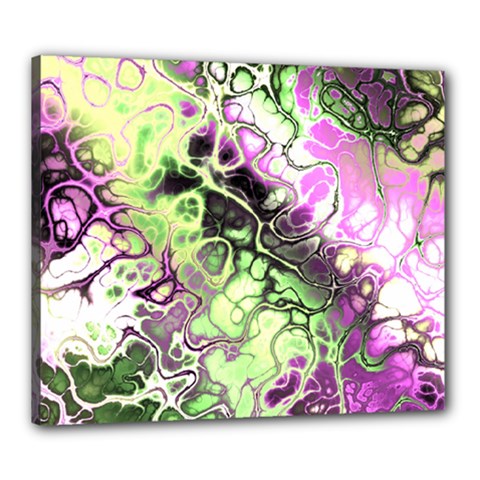 Awesome Fractal 35d Canvas 24  x 20 