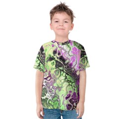Awesome Fractal 35d Kids  Cotton Tee