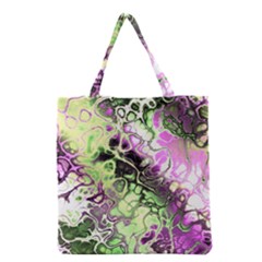 Awesome Fractal 35d Grocery Tote Bag