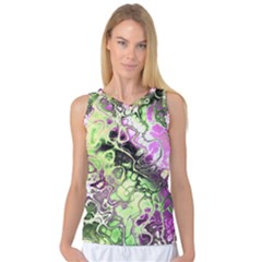 Awesome Fractal 35d Women s Basketball Tank Top