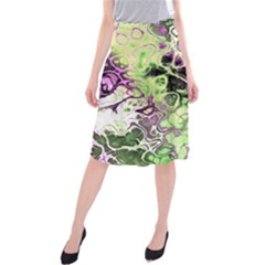 Awesome Fractal 35d Midi Beach Skirt