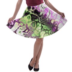 Awesome Fractal 35d A-line Skater Skirt