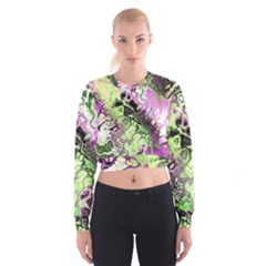 Awesome Fractal 35d Cropped Sweatshirt