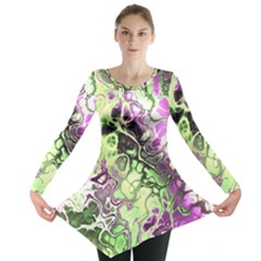 Awesome Fractal 35d Long Sleeve Tunic 