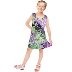 Awesome Fractal 35d Kids  Tunic Dress